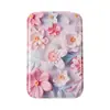Espejo de Maquillaje Plegable, Portátil de Almacenamiento para Viaje, Espejo para Dormitorio de Estudiantes, Espejo de Piel PU, Espejo de Tocador de Escritorio