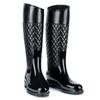 Amazon explosões botas de chuva mulheres botas de cano alto sapatos de água atacado mulheres mais veludo moda quente sapatos femininos à prova d'água acolchoado