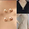 Broche de Hebilla de Cintura de Perlas para Mujer, Pin de Solapa Antiexposición, Pin de Fijación de Cintura, Herramienta de Ajuste de Cintura de Falda