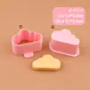 Moldes creativos para paletas de la serie geométrica, con diseños hexagonales y en forma de corazón, para manualidades de fondant caseras y repostería creativa