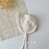 Bonito Sombrero de Corte de Encaje para Bebé Niña Primavera y Otoño Sombrero Fino para Bebé Protección Solar y Sombrilla Niña de Pocos Meses Sombrero de Princesa
