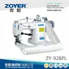 Máquina de coser ZY-928PL de tres agujas con brazo de remolcador incorporado, tipo muñeca curva, doble aro de cadena, máquina de coser para incrustar mezclilla, fabricante