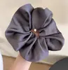 Estilo Diario 10 Colores en Extra Grande Color Sólido Banda para el Cabello de Satén Cuerda para el Pelo de Bola Retro de Gama Alta para Mujeres