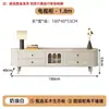 Novo Gabinete de TV Estilo Chinês, Gabinete de TV Simples Estilo Meados do Século, Móveis Domésticos Retrô Francês em Madeira Maciça, Conjunto de Mesa de Centro de Duas Peças, Gabinete Lateral