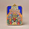 Pingente Thangka de Xizang Zakilam Quadrado Liga de Titânio Dourado Vários Padrões de Minério Pode Escolher Direto da Fábrica