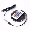 Kit de tira de luces LED de 5V, luz de ambiente para fondo de TV, kit de tira de luces LED transfronteriza 5050RGB, colorido, control remoto, Bluetooth