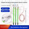 Cabo de Aterramento de Curto-Circuito Externo com Bolsa Lâmina Dupla Boca Plana Espiral 10Kv35Kv Haste de Aterramento de Alta e Baixa Tensão Cabo de Alimentação