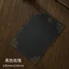 Conjunto de Papel de Carta e Envelope Estilo Retrô Papel para Carta de Amor Dia dos Namorados Carta de Amor Padrão de Rosa Papel Kraft Papel Timbrado Atacado
