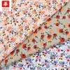 Tela de Algodón Estampada de 40 Hilos, Patrón Pequeño Floral de Rosas, Ropa para Mujer y Niños, Vestido, Ropa de Bebé, Tela para Manualidades, Al por Mayor en Stock