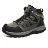 Zapatos de hombre transfronterizos otoño/invierno nuevos zapatos casuales de caña alta resistentes al desgaste para exteriores zapatillas de senderismo montañismo zapatos de marea 9903-1