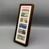 Marco de Fotos de Seis Compartimentos con Hermosos Paisajes de la Patria, Adorno Dorado para Colgar en la Pared para Decoración de Sala de Estar