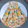 Vestido de Tirantes con Estampado Tridimensional 3D para Niña Verano Delgado Sin Mangas Chalecos Vestido Bebé Floral Largo