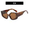 Gafas de sol de moda ojo de gato polígono arcoíris 2024 nuevas transfronterizas europeas y americanas gafas de sol de tendencia personalidad