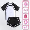 Trajes de baño para niñas, verano 2024, nuevos trajes de baño divididos para niñas, equipo de natación profesional de verano.