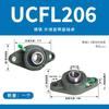 Serie Ucfl Diámetro Interior 12 mm - 80 mm Carcasa de Rodamiento con Forma de Diamante de Hierro Fundido/Acero Fundido Rodamiento de Superficie Esférica Exterior con Carcasa