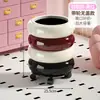 Papelera de Gran Capacidad y Estilosa para Uso Doméstico, Nuevo Modelo 2025, Cubo Sanitario Lindo Estilo Ins con Ruedas para Sala de Estar y Dormitorio