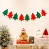 Dwarf Navideño de Fieltro Transfronterizo Bandera Muzhu Decoración Colgante Navideño de Fieltro Bandera Navideña No Tejida