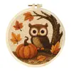 Amazon Transfronterizo Hilo DIY Kit de Bordado de Punto de Cruz Navidad Halloween Punto de Cruz Divertido Bordado Hecho a Mano Regalo