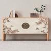 Cortina de Bambú Estilo Chino para Gabinetes, Zapateros y Libreros, Estanterías de Almacenamiento, Cortinas Deslizantes a Prueba de Polvo, Cortinas de Tela Móviles