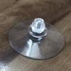 Gancho de Ventosa de 4 cm con Varilla de Tornillo M4, Tuerca de Plástico M5, Base para Almacenamiento y Fijación, Tipo de Ventosa de PVC Moderno Minimalista
