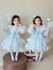 Conjunto de Três Peças para Performance Kuromi Estilo Academia para Meninas, Suéter Infantil, Camisa, Saia Xadrez para Primavera e Outono, Fantasia de Cosplay para Performance