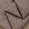 Tela de poliéster 100% color liso imitación lino para tapicería de sofás de casas de huéspedes, cojines de ventanales y tela decorativa resistente al desgaste