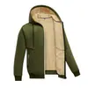 Chaqueta de Terciopelo de Cordero Cárdigan para Hombre Sudadera con Capucha para Hombre Chaqueta de Terciopelo Cálida de Invierno Chaqueta para Hombre Ropa Exterior Deportiva y de Ocio para Hombre