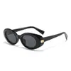 2026 Gafas de Sol Nuevas Retro con Montura Ovalada Pequeña para Mujer Moda Europea y Americana Sensación de Alta Gama Adelgazan el Rostro Versátiles para Viajar