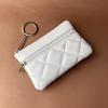 2022 Nuevo Tarjetero de Mano con Diamantes Billetera Corta para Mujer Estilo Coreano Monedero con Ranuras Múltiples para Tarjetas Billetera con Cremallera