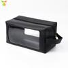 Em estoque Bolsa de Maquiagem de Couro PVC Transparente Bolsa Grande para Armazenamento de Artigos de Higiene Pessoal Multifuncional Portátil com Zíper