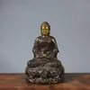 Atacado de Ornamentos de Latão do Fabricante, Estátuas Grandes de Buda, Ornamentos de Cobre para Adoração Doméstica de Buda Shakyamuni, Estátuas de Buda Sentado de Cobre