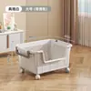 Prateleira de Armazenamento de Frutas e Legumes Cesta de Armazenamento com Abertura Grande para Cozinha Empilhável com Rodas Carrinho de Empurrar Prateleira de Armazenamento Organizador de Legumes de Várias Camadas