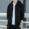 Chaquetas Deportivas de Moda para Hombre Seleccionadas Cuidadosamente para Primavera y Otoño, Sudaderas con Capucha de Punto Cardigan Casual a la Moda, Tops Holgados de Manga Larga