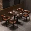 Bar retrô, sofá de canto para lounge, café musical de lazer, hot pot, sobremesa, chá de leite, conjunto de mesa e cadeira para lanchonete
