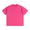 230g Marca da Moda Oversized Vintage Lavado Desgastado Algodão Puro Camiseta Estilo de Rua Peso Pesado Estampa Floco de Neve Unissex Manga Curta
