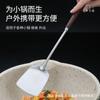 Mini Espátula de Acero Inoxidable 304, Resistente a Altas Temperaturas, Mango Doméstico de Nogal Antiescaldante, Utensilios de Cocina