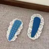 Novo Grampo de Cabelo de Renda Jeans Azul Grampo para Franja de Bolinhas Acessórios de Cabelo Moda Decorativo Grampo Lateral para Cabelos Quebrados Grampo BB Lote