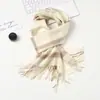 Cachecol Xadrez de Lã Australiana Pura Selecionado Clássico Britânico Unissex Cachecol de Inverno para Casal