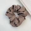 Estilo coreano doce sarja arco alto crânio bandana feminino high-end versátil rabo de cavalo grande intestino cabelo laço novo estilo