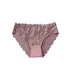 Al por mayor al contado transfronterizo exquisita tanga de encaje para mujer alta elasticidad transpirable algodón puro en la entrepierna cintura media adelgazante levantamiento de glúteos