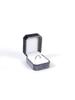 Nueva caja de almacenamiento de joyas octogonal de terciopelo de lujo accesible a la moda con textura de alta gama para anillos, pulseras, collares y colgantes.