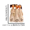 Adornos Transfronterizos de Dos Hermanas Nuevas Figuras de Estatua para el Hogar Decoraciones Regalo Conmemorativo de Amistad Artesanías de Resina