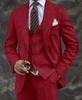 Traje de Impresión Digital de Dos Botones Traje de Tres Piezas Traje Personalizado Chaqueta Traje de Hombre