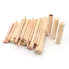 Mástil de bandera madera maciza abedul palo redondo palo pequeño palo de 20 mm de grosor varios modelos de 1 cm a 90 cm