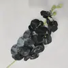 Flores Artificiais Pretas para Salão de Cerimônia de Casamento Arranjos de Flores, Flores Artificiais Atacado de Fabricante, Materiais Florais para Casamento de Hotel, Flores Artificiais Pretas