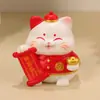 Gato da Sorte Trazedor de Fortuna, Decoração Criativa de Desenho Animado para Mesa de Escritório Estilo Chinês, Adorno de Produto Cultural e Criativo de Gato Fofo