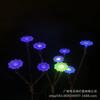 Nuevas luces solares para césped de exterior, luces solares coloridas de parpadeo lento, luces de girasol, luces decorativas para patio, pasillo de jardín