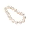 Cuentas de Concha Natural Chapado Perla Blanca Redondas con Agujero Cuentas Hecho a Mano DIY Pulsera Collar Accesorios Material