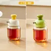 Botella dosificadora de aceite tipo prensa, Botella de aceite de sésamo, Grado alimenticio, Cuantitativa, Cocina doméstica a prueba de fugas, Aceitera antigoteo, Lata de aceite, Botella de salsa de soja