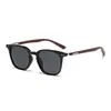 Gafas de Sol Polarizadas, Selección de Influencers de Alta Moda, Protección UV, Montura Cuadrada de Moda para Exteriores